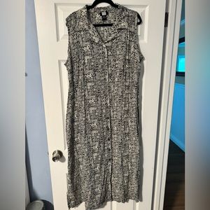 Plus size woman’s long dress
